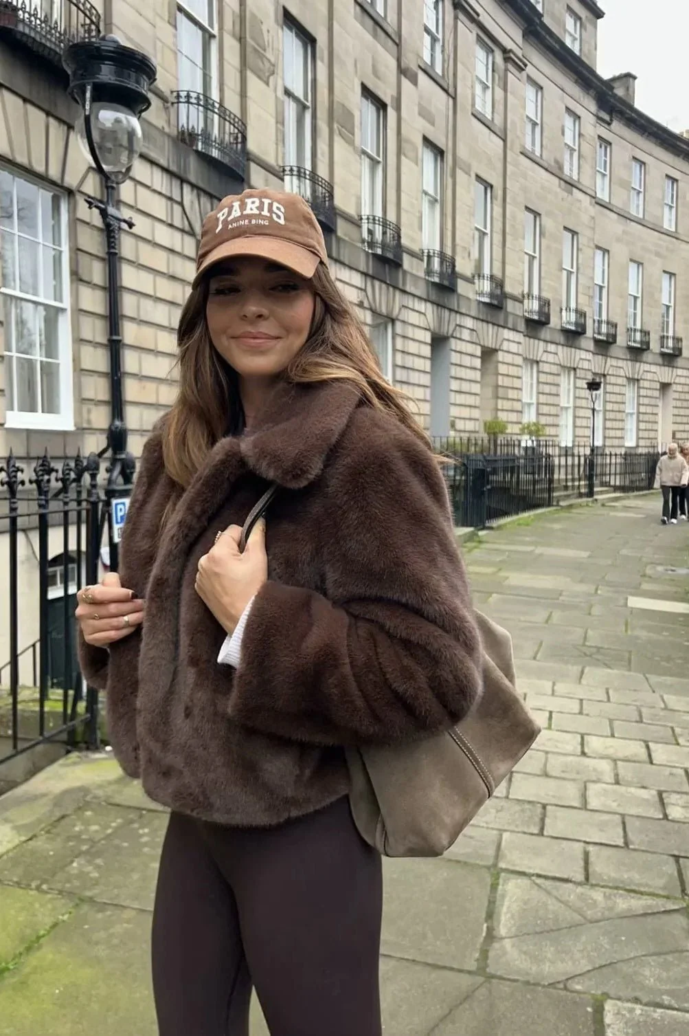 Abby Short Faux Fur Collared Coat - Image 4