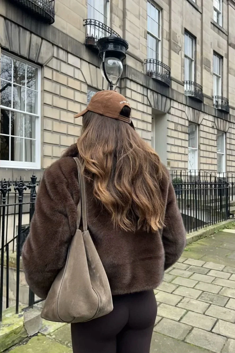 Abby Short Faux Fur Collared Coat - Image 5