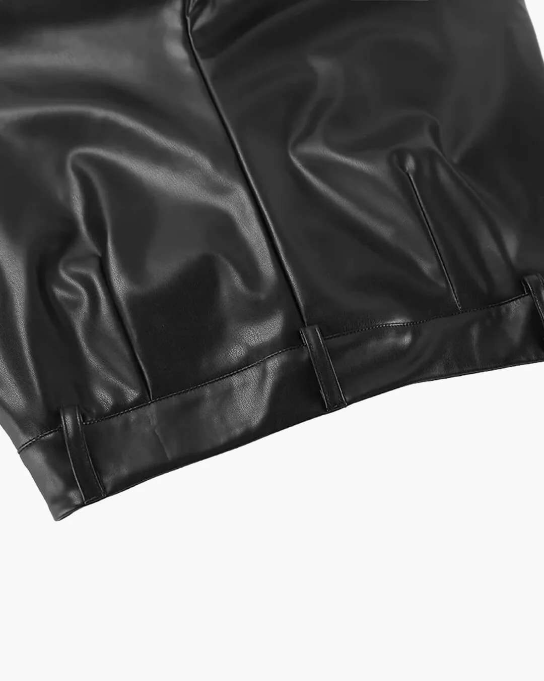 Ada Wide Leg Leather Pants - Image 7