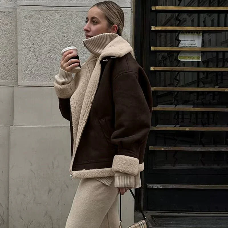 Aurora Suede Faux leather Jacket - Image 5