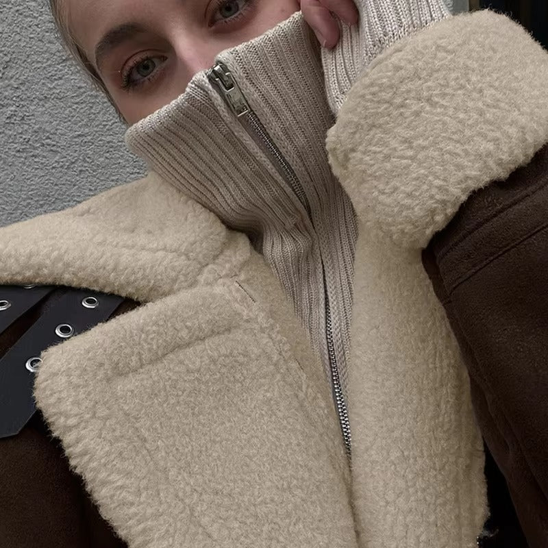 Aurora Suede Faux leather Jacket - Image 6