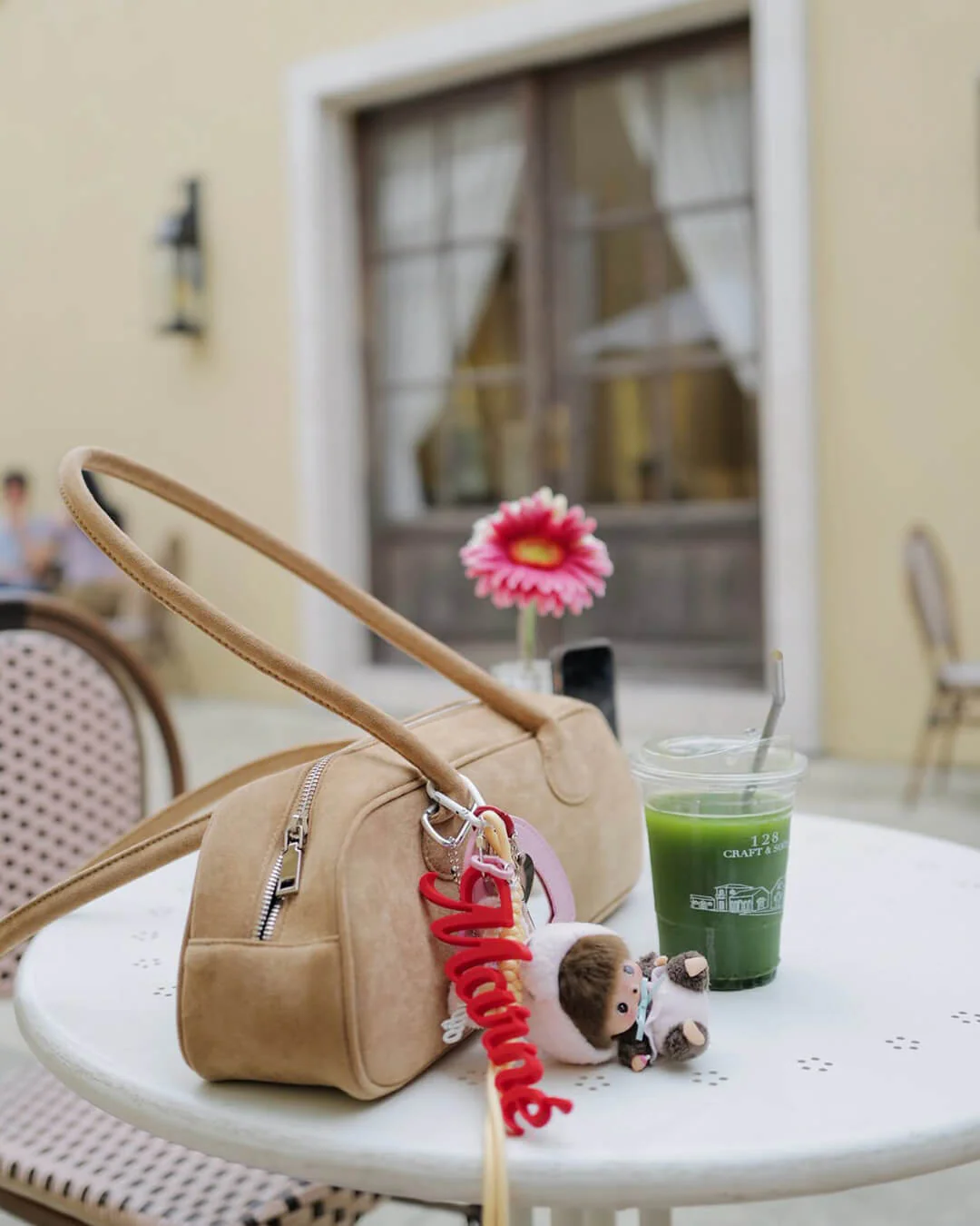 Aveline Vegan Suede Bag - Image 6