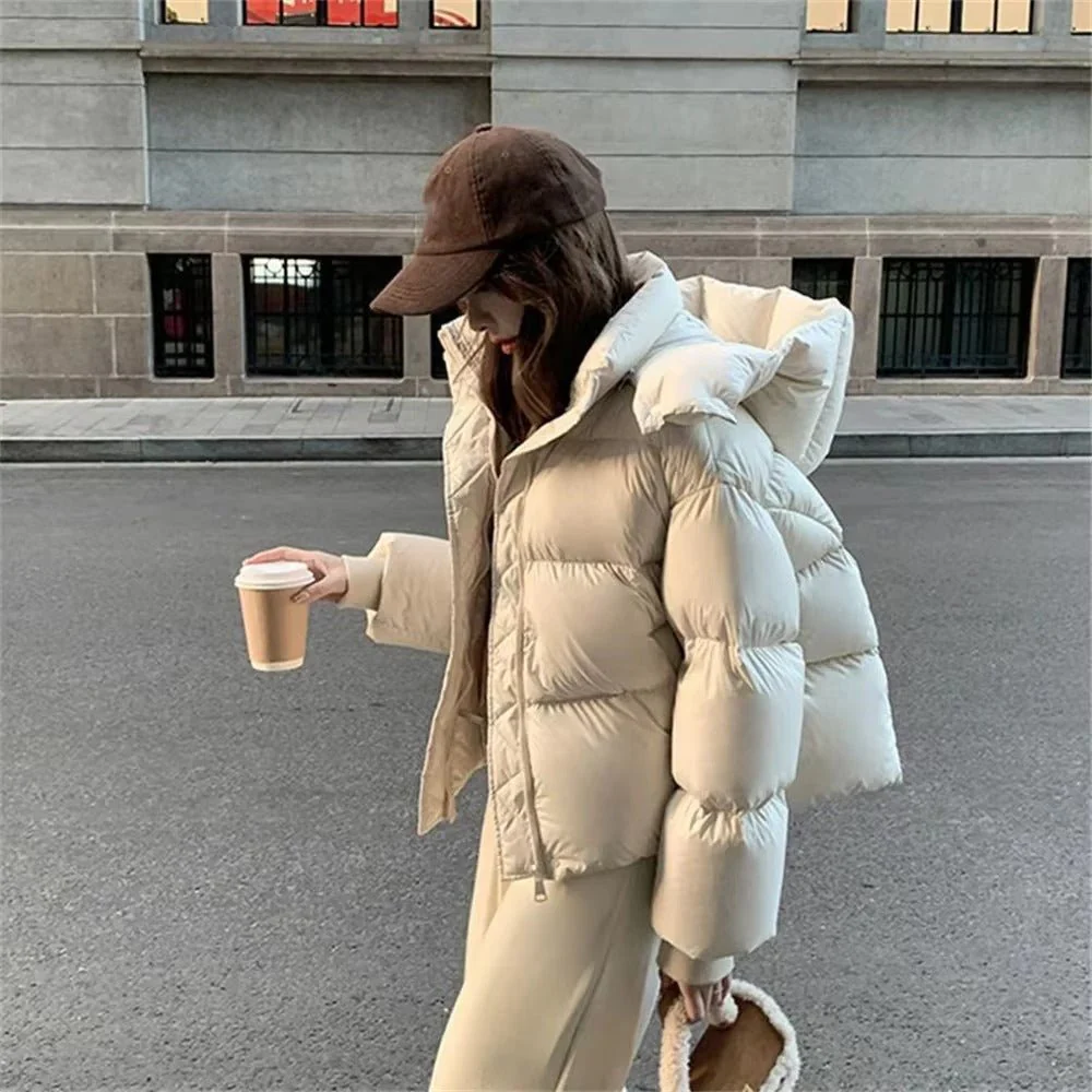 Bella Thick Hooded Puffer Jacket - Image 4