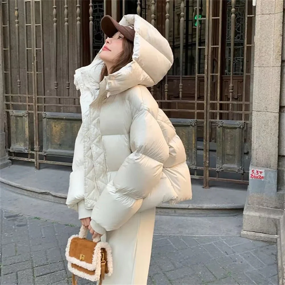 Bella Thick Hooded Puffer Jacket - Image 6