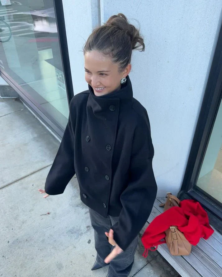 Clarissa Jacket with Stand Collar - Image 10