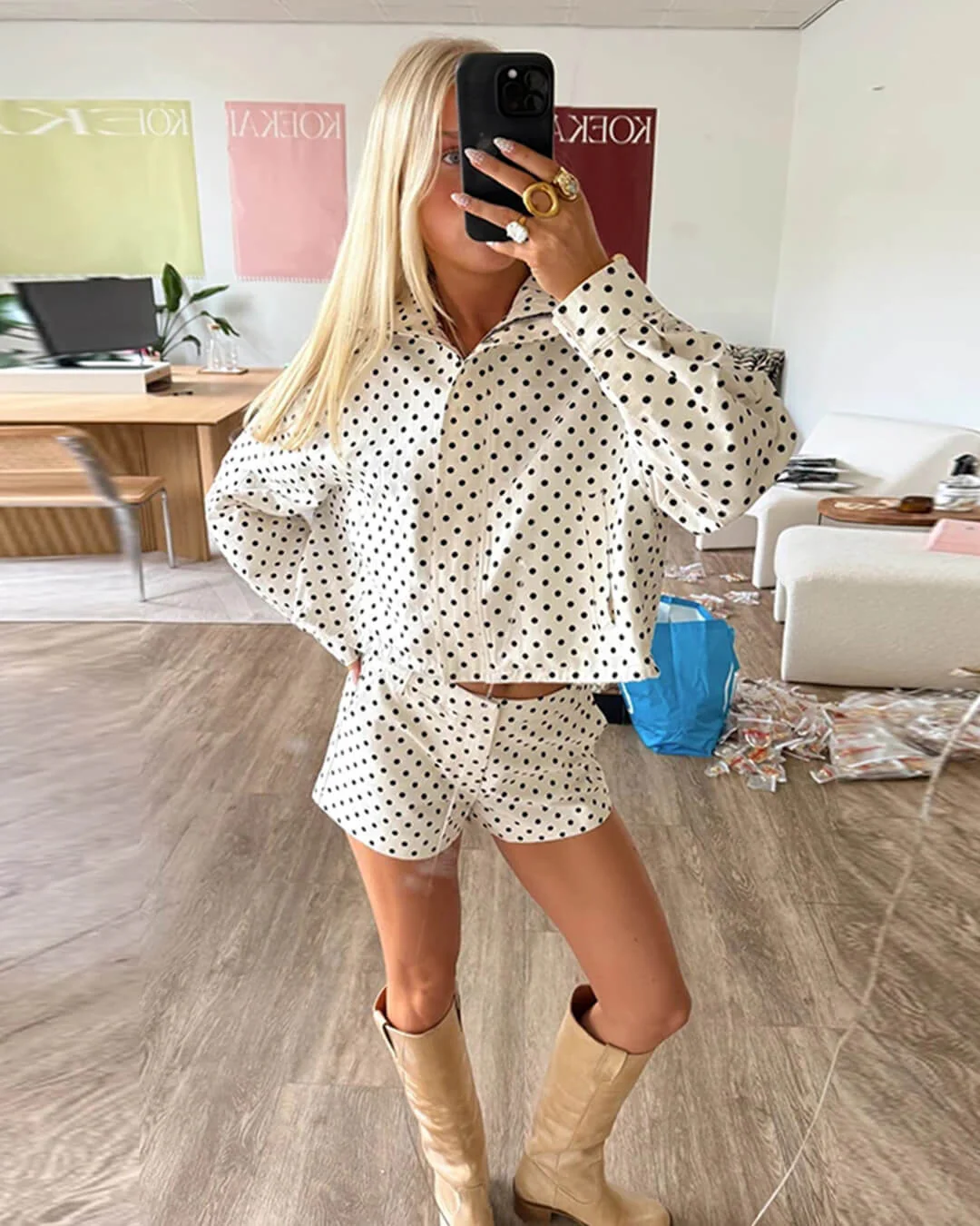 Gloria Polka Dot Co-Ord Set - Image 9