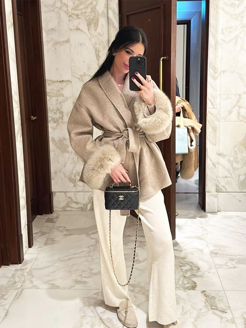 Grace Faux Fur Coat - Image 14