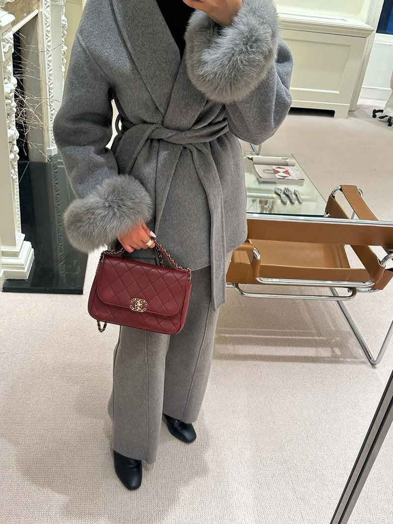 Grace Faux Fur Coat - Image 3