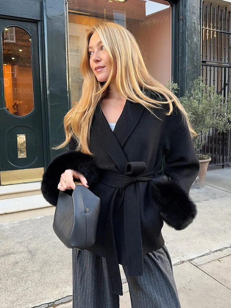 Grace Faux Fur Coat - Image 8