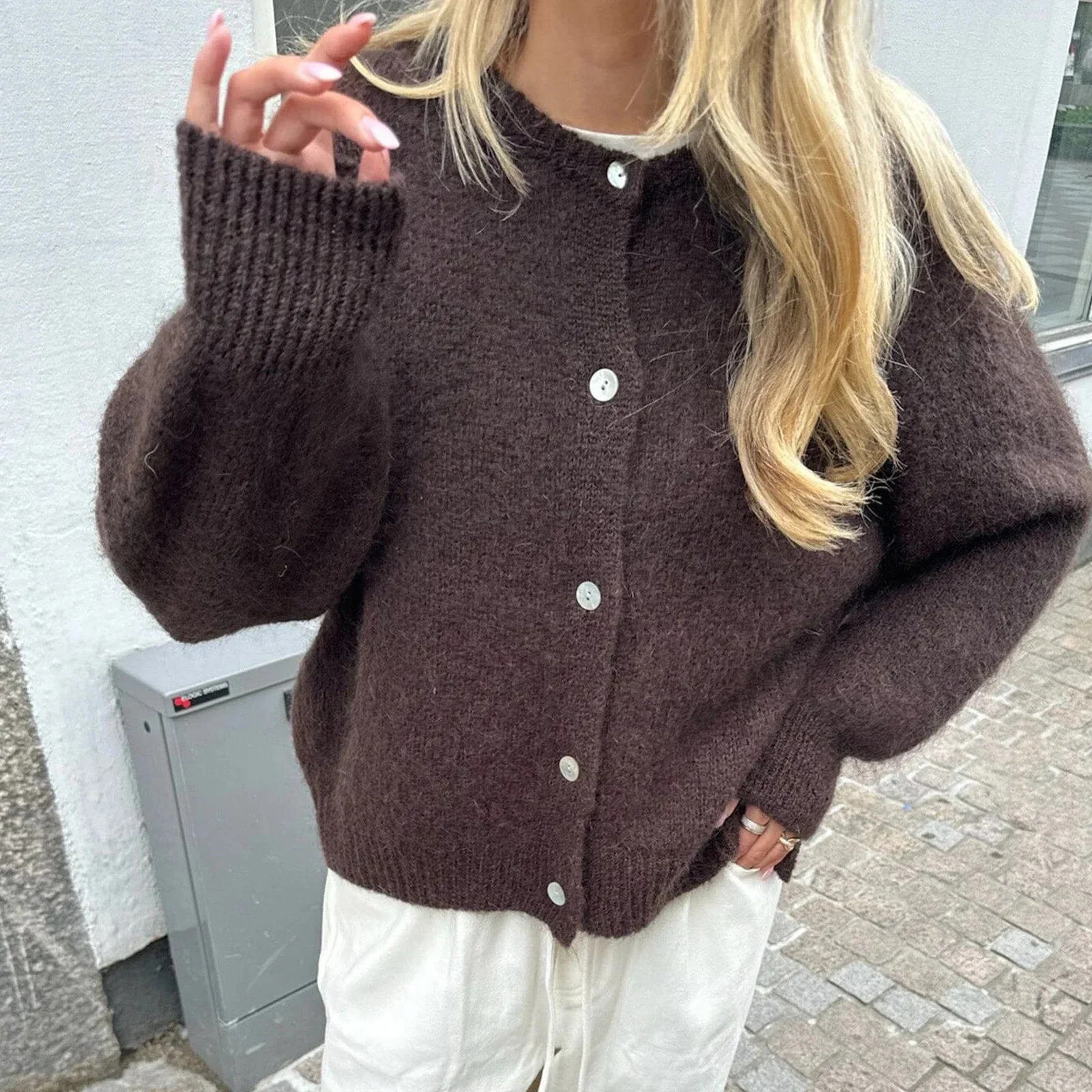 Hazel Soft Knit Cardigan - Image 7