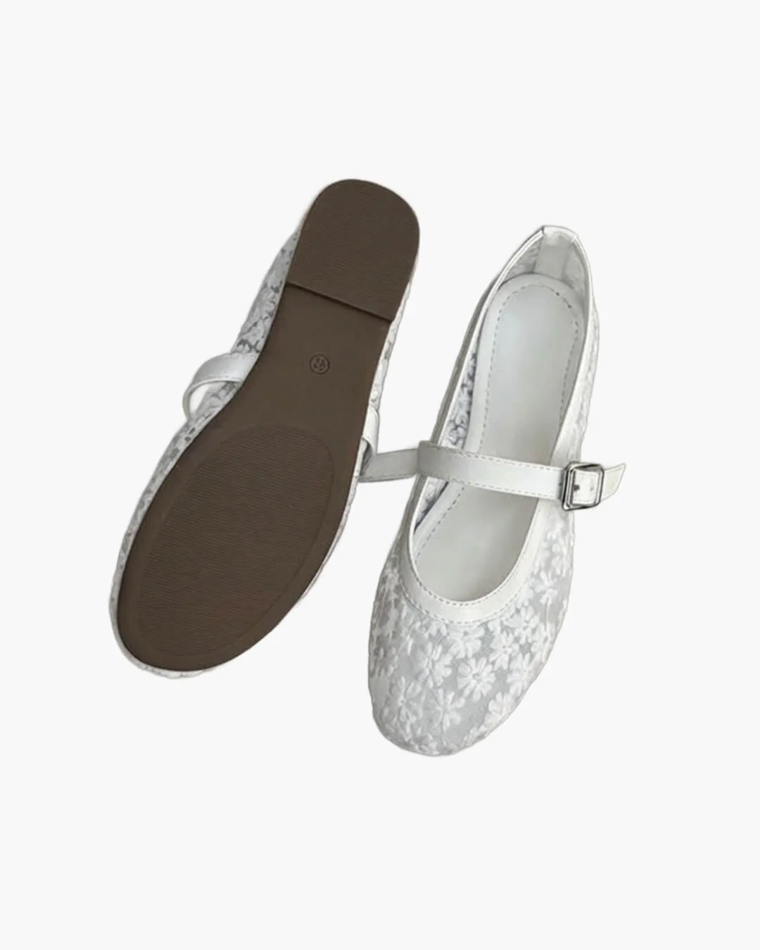 Helen Mesh Mary Jane Ballet Flats - Image 20