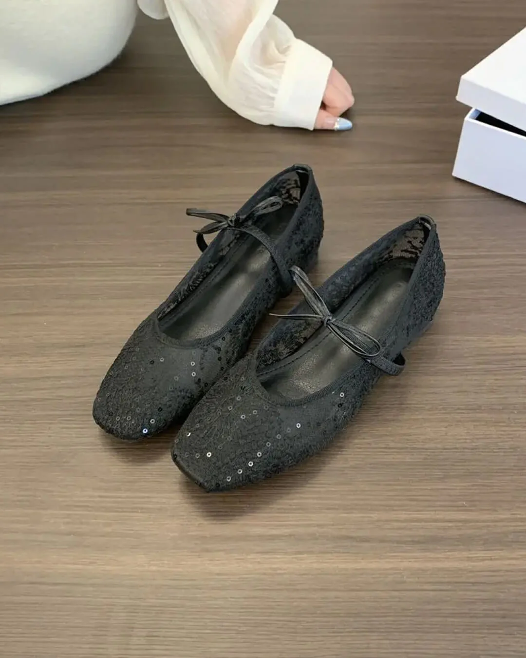 Joan Mesh Ballet Flats - Image 11