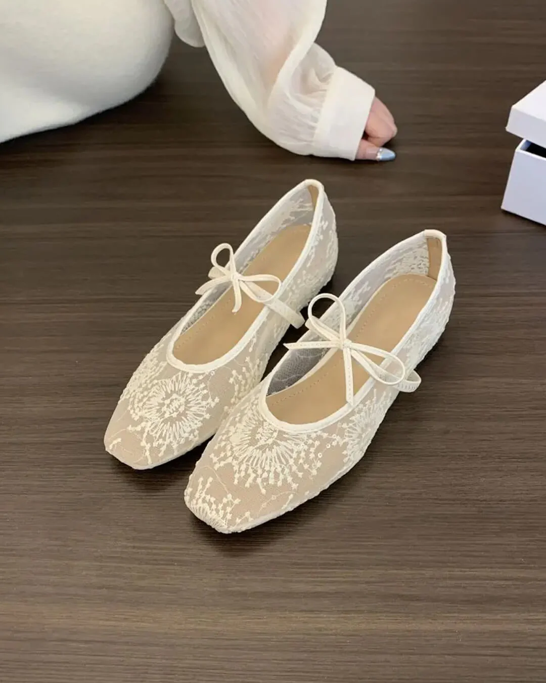 Joan Mesh Ballet Flats - Image 6