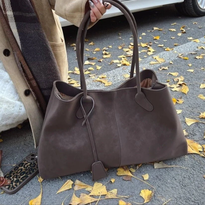 Joan Vegan Suede Bag - Image 9