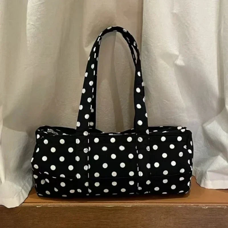Kate Polka Dot Mini Duffle Bag - Image 3