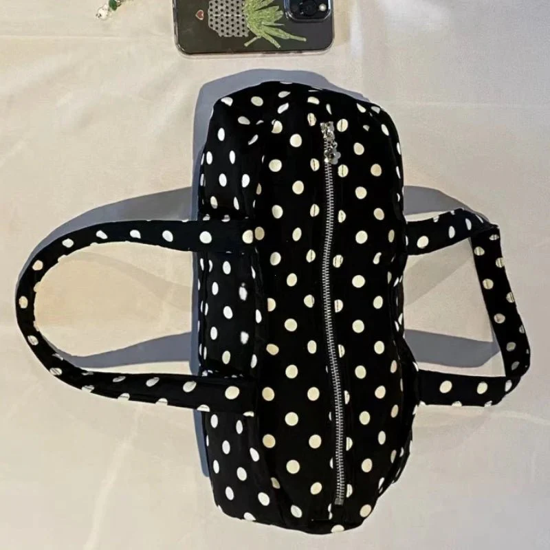 Kate Polka Dot Mini Duffle Bag - Image 4