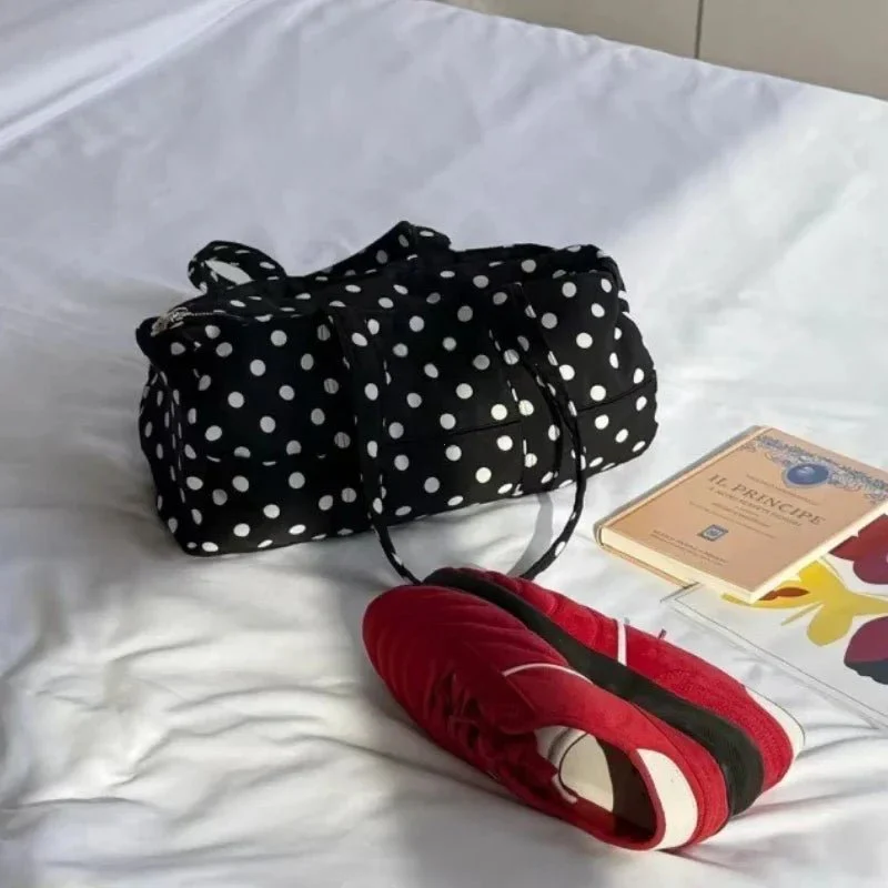 Kate Polka Dot Mini Duffle Bag - Image 5