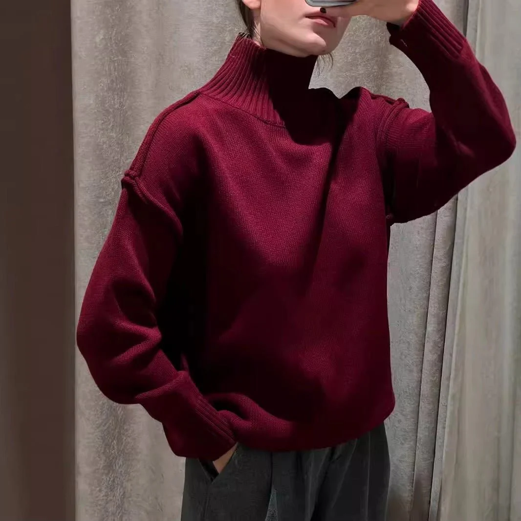 Katie Turtleneck Knit Sweater - Image 6