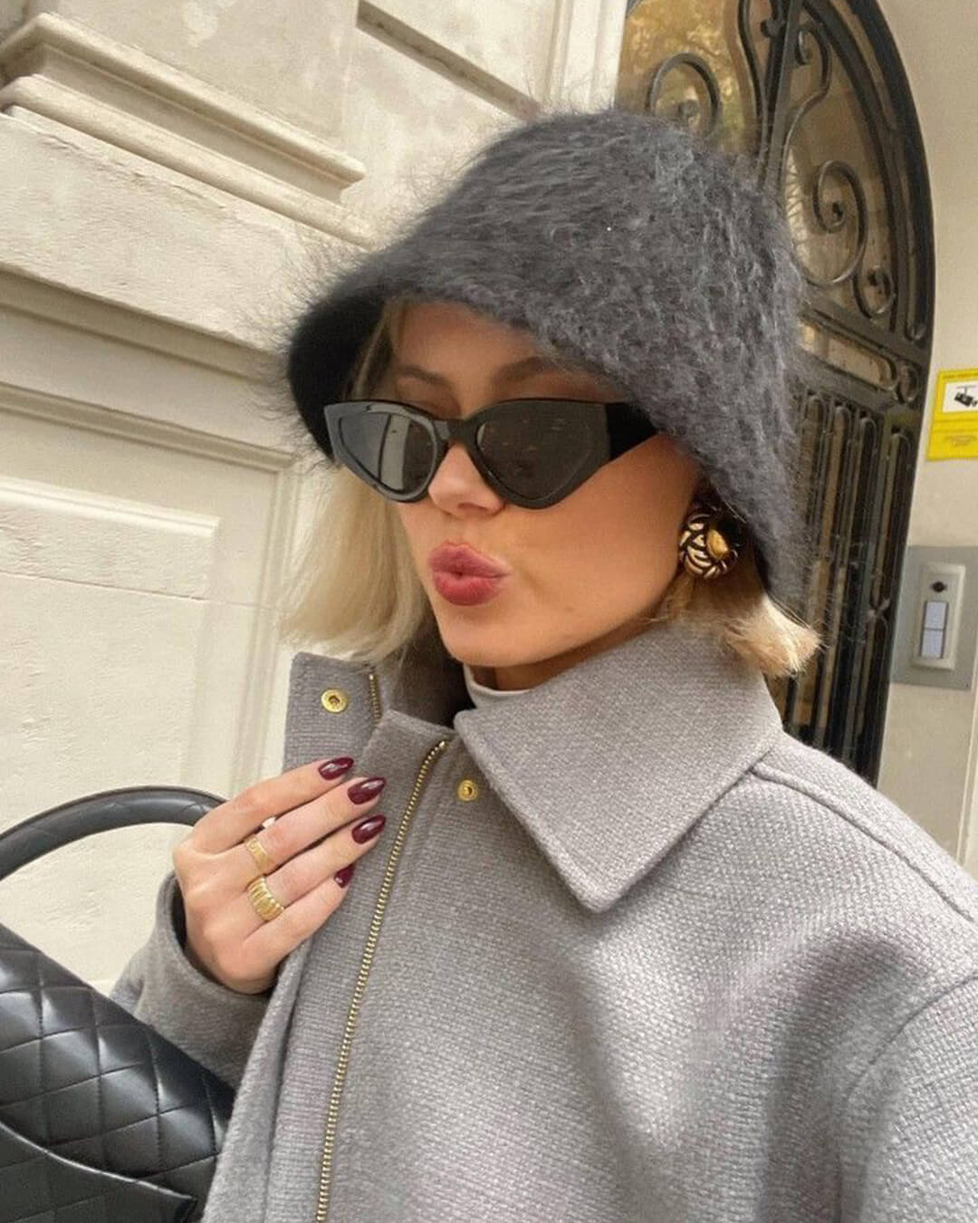 Kyla Fuzzy Bucket Hat - Image 6