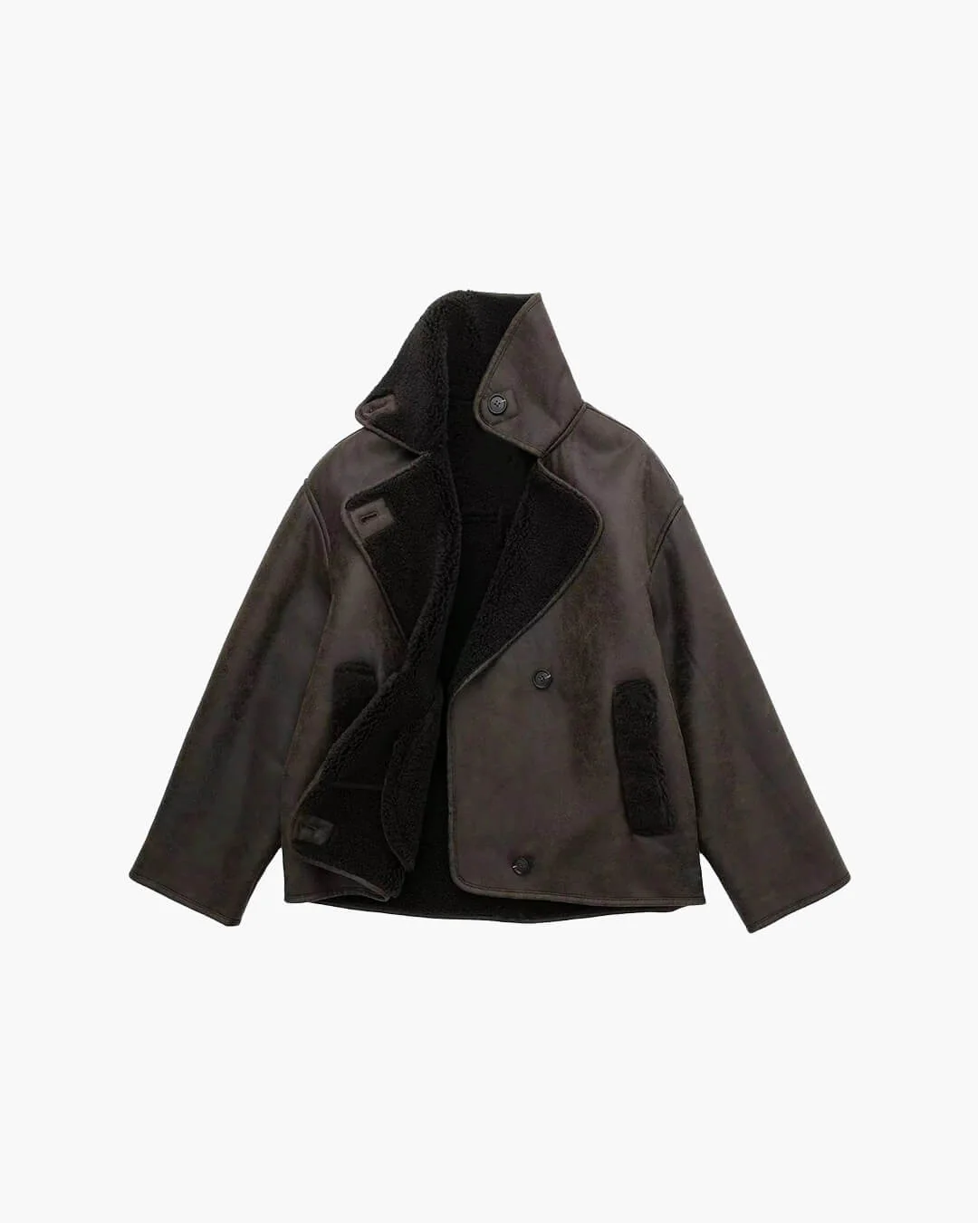 Laila Faux Leather Jacket - Image 11