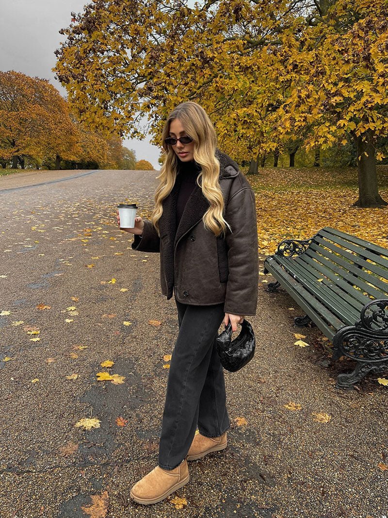 Laila Faux Leather Jacket - Image 7