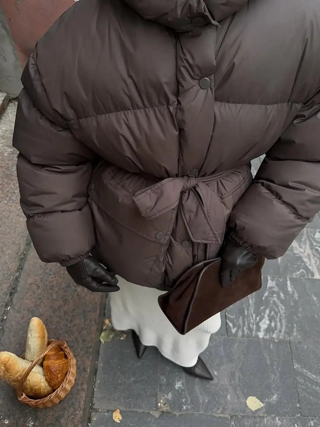 Lorna Lace Up Hooded Coat - Image 5