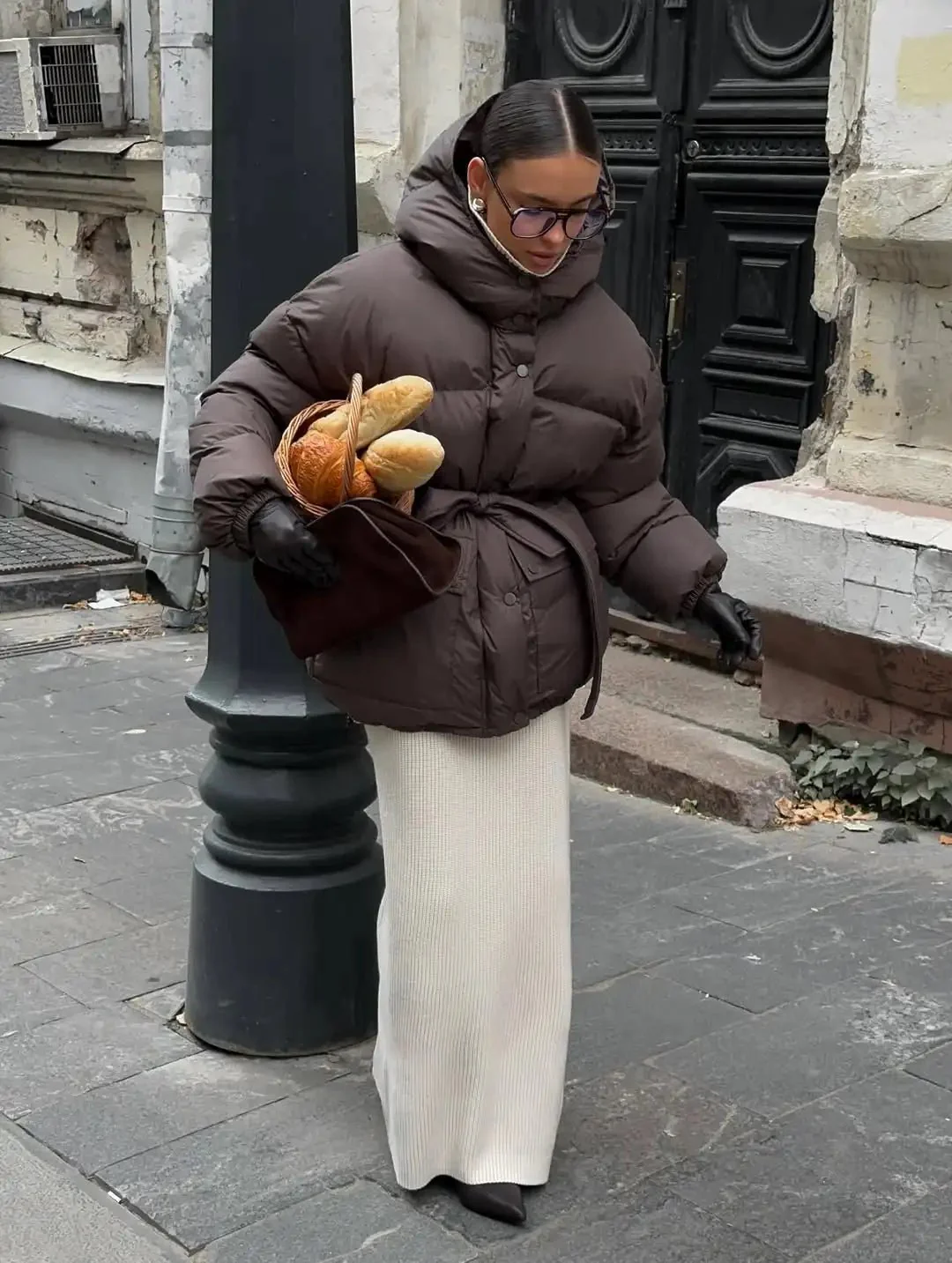 Lorna Lace Up Hooded Coat - Image 6