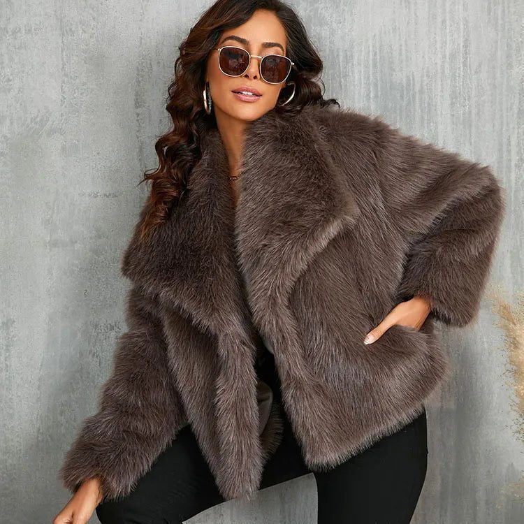 Mandy Faux Fur Jacket - Image 3
