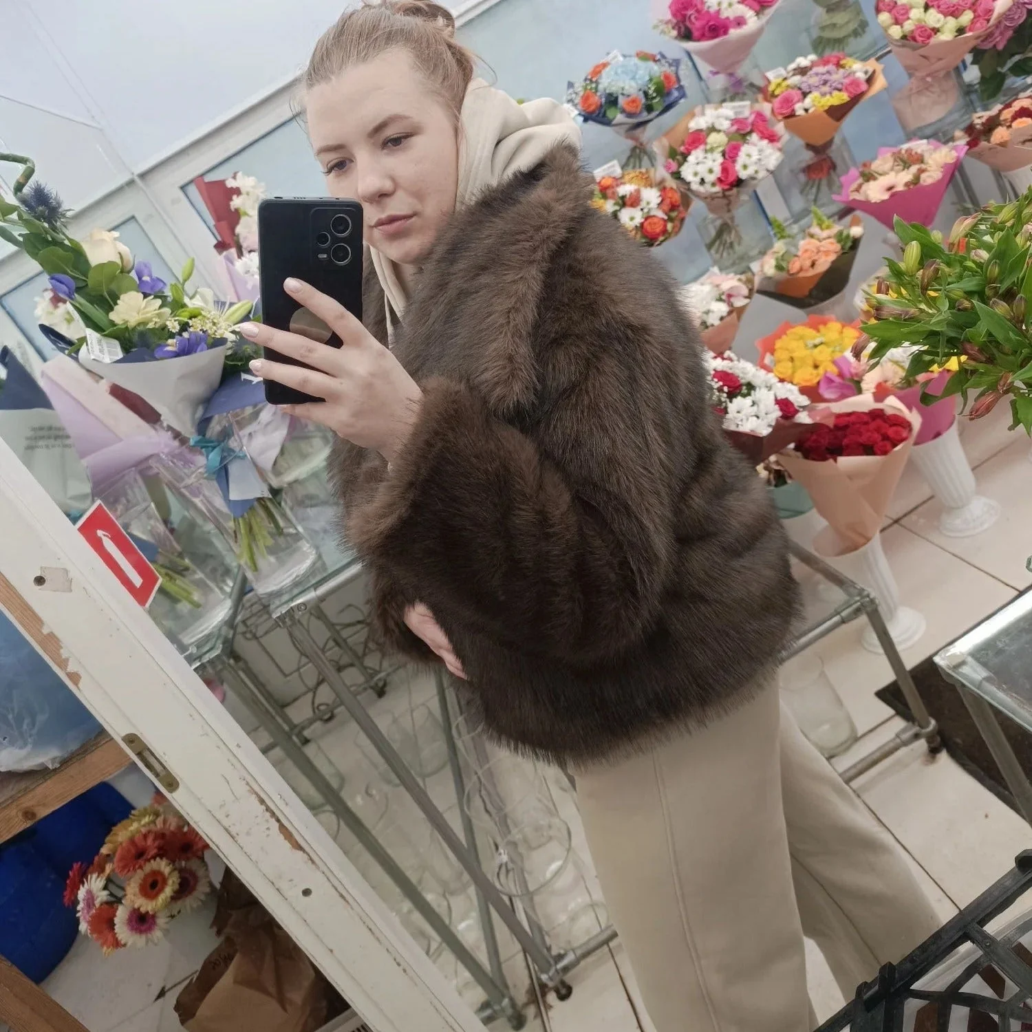 Mandy Faux Fur Jacket - Image 6