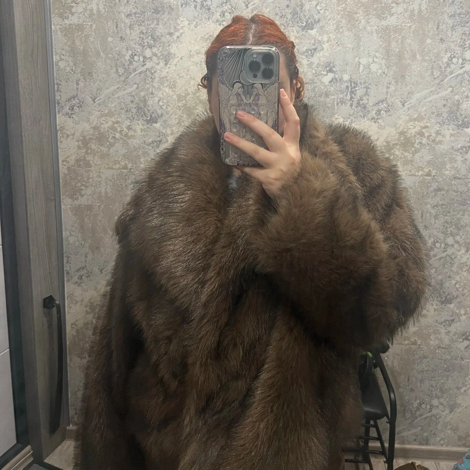 Mandy Faux Fur Jacket - Image 7