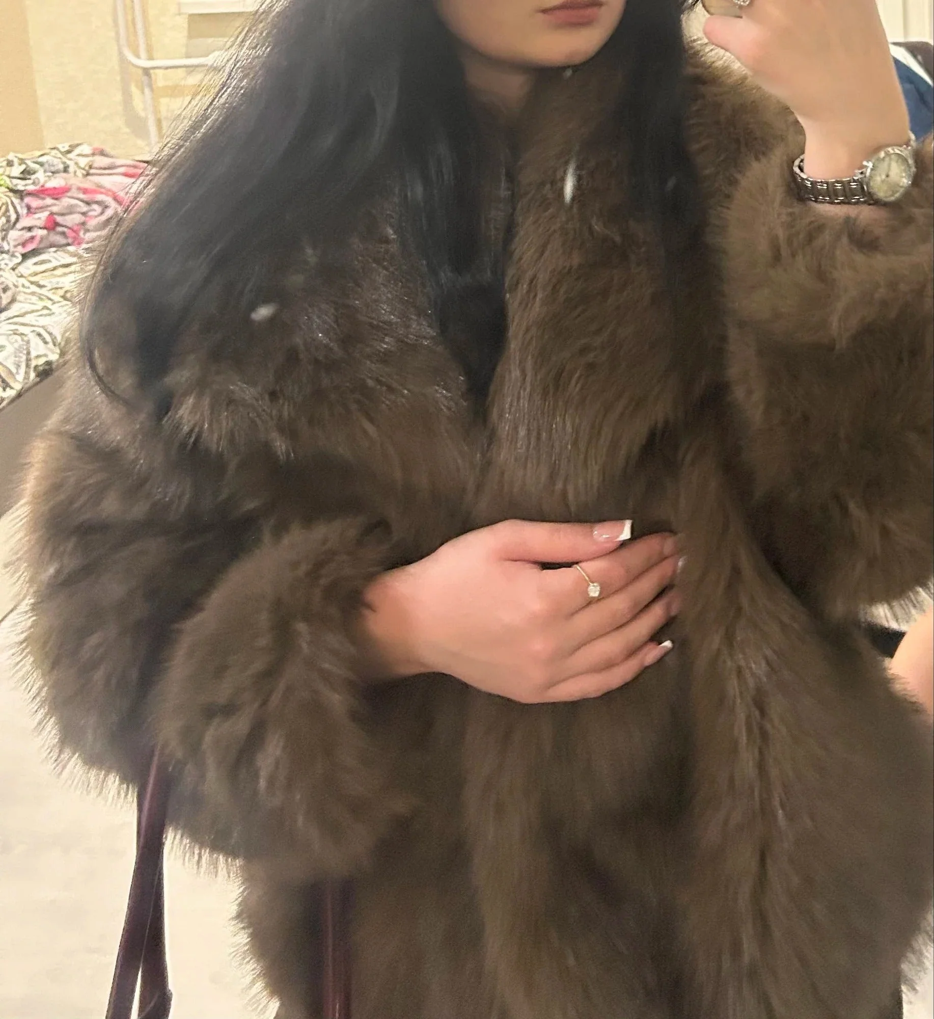 Mandy Faux Fur Jacket - Image 8