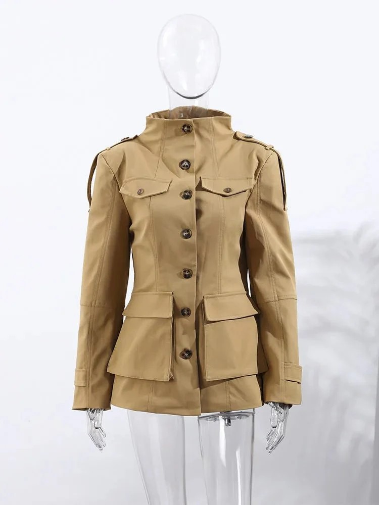 Melinda Slim Fit Trench Coat - Image 5