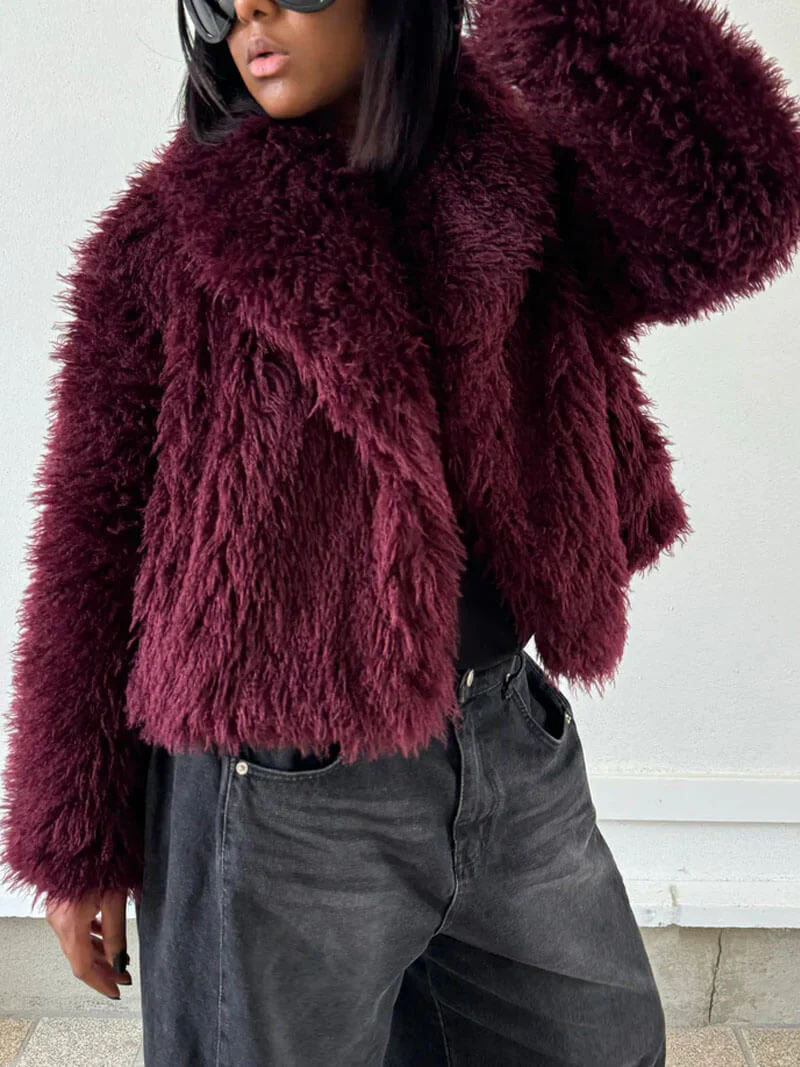 Mia Faux Fur Jacket - Image 7