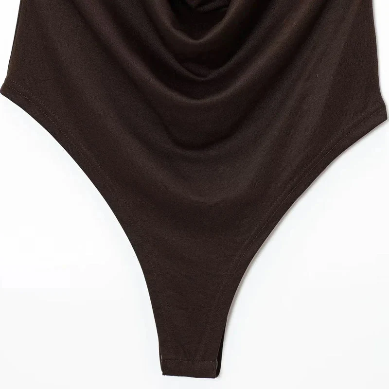 Ophelia Backless Draped Bodysuit - Image 4