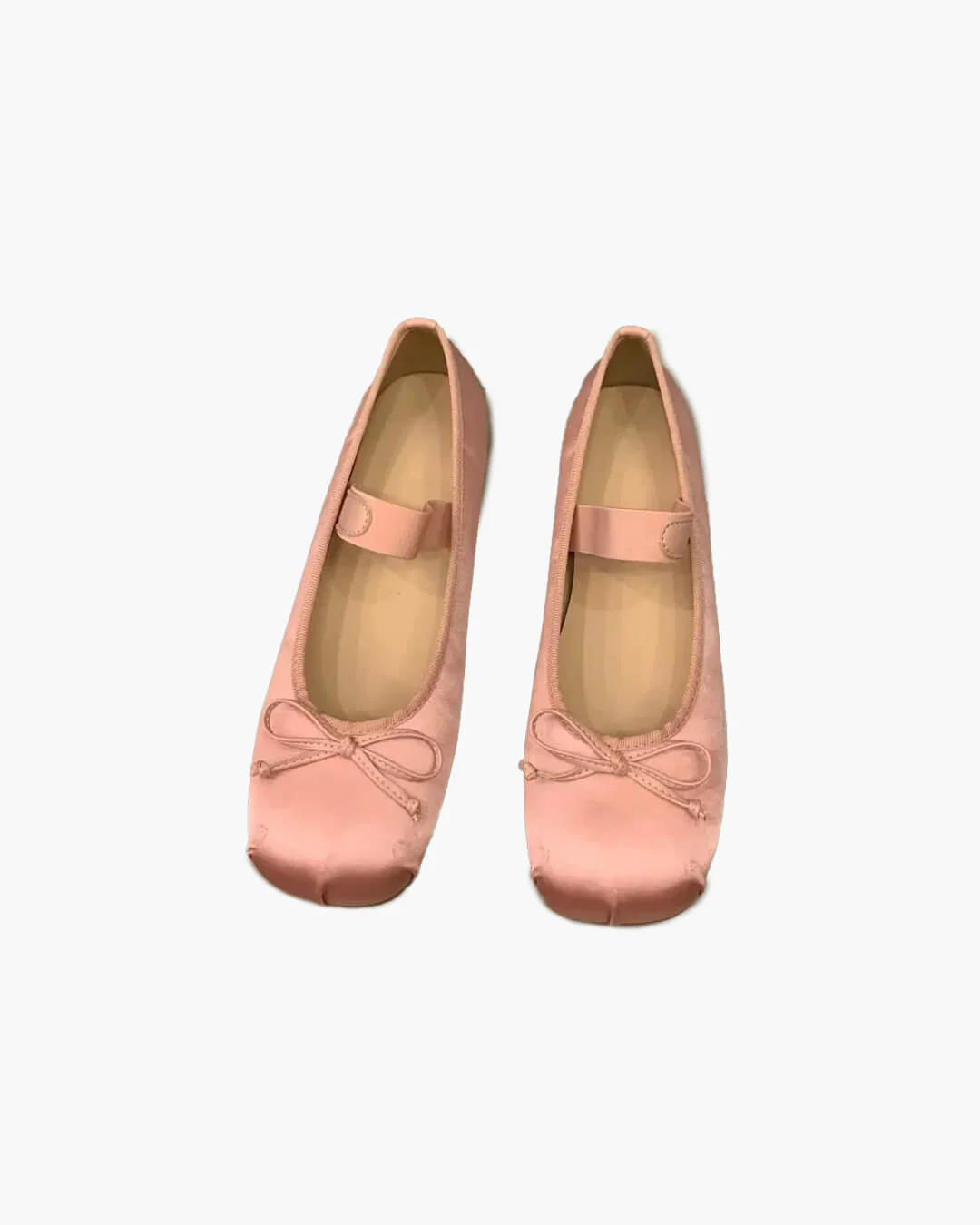 Pamela Bowtie Satin Ballet Flats - Image 11