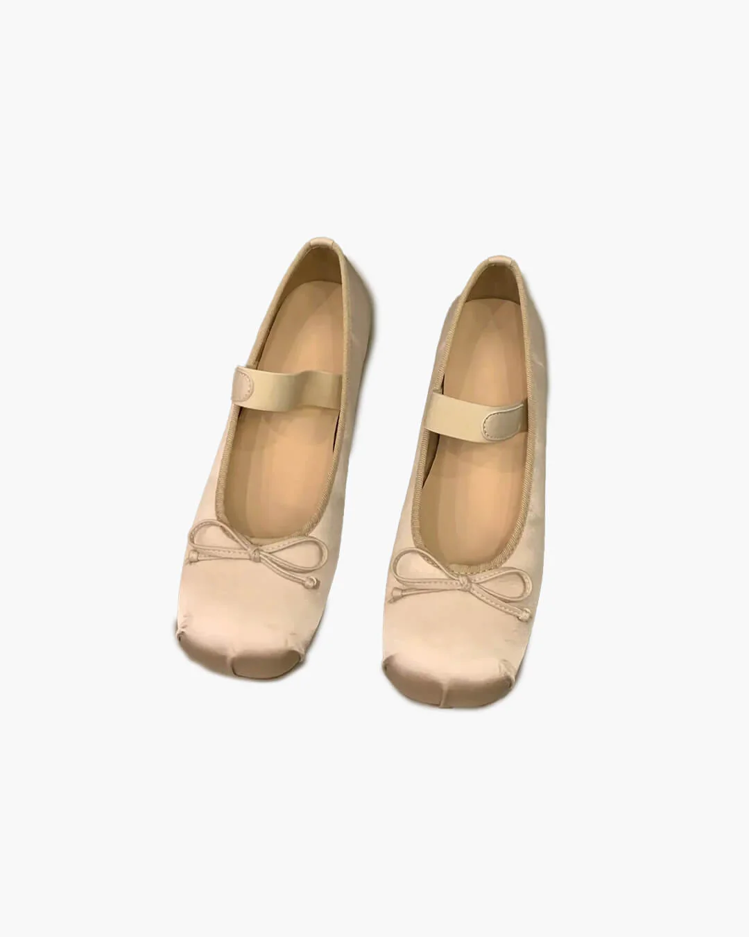 Pamela Bowtie Satin Ballet Flats - Image 12