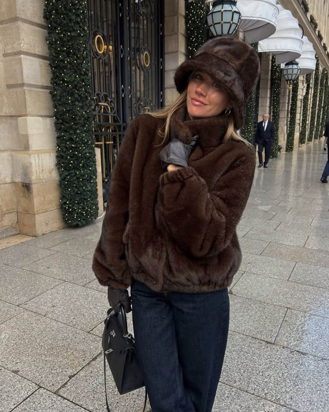 Pauleen Fluffy Bucket Hat - Image 10