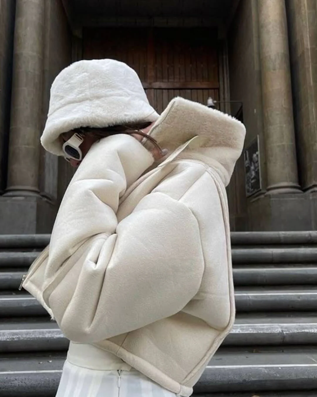 Pauleen Fluffy Bucket Hat - Image 4