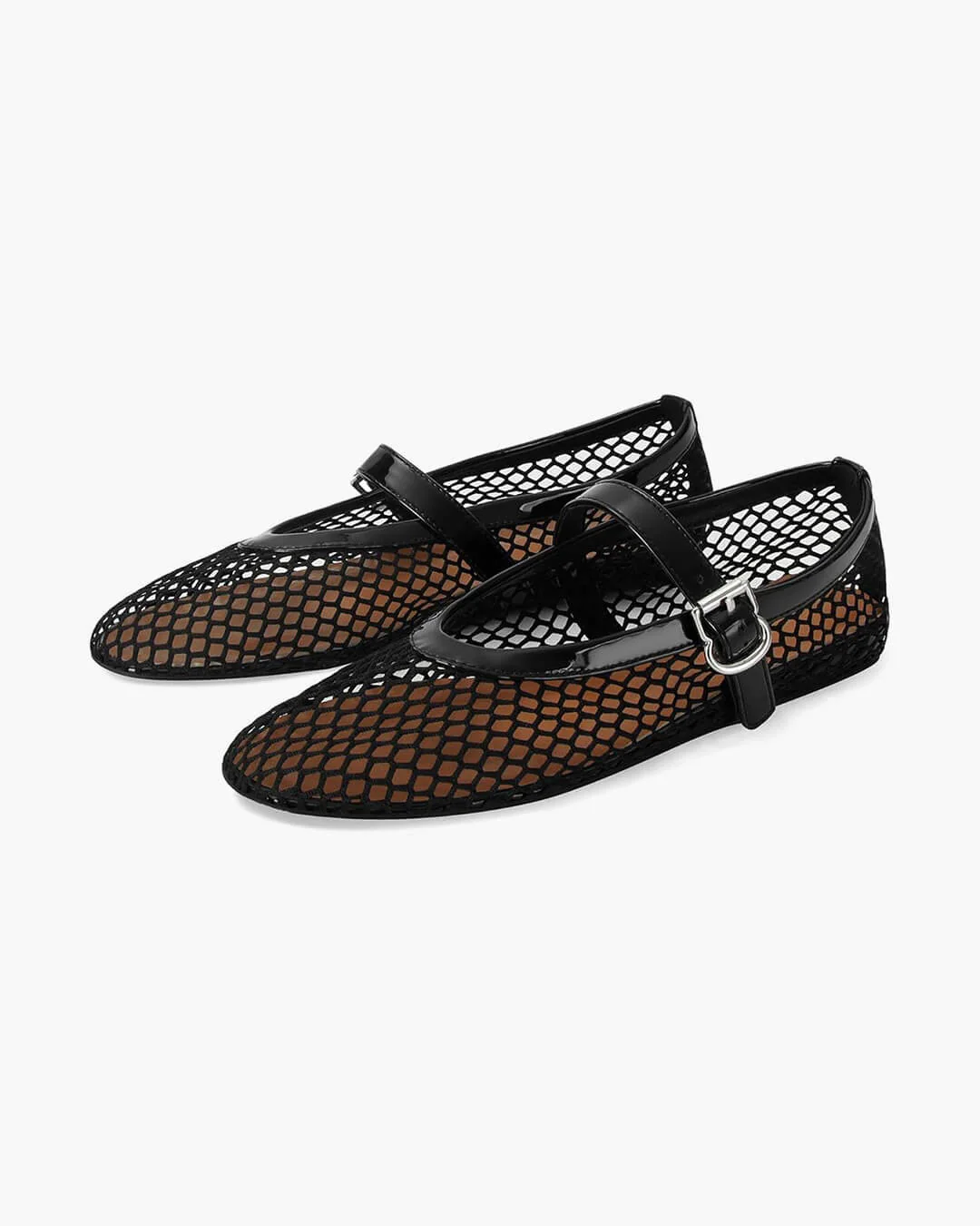 Rebecca Mesh Ballet Flats - Image 13