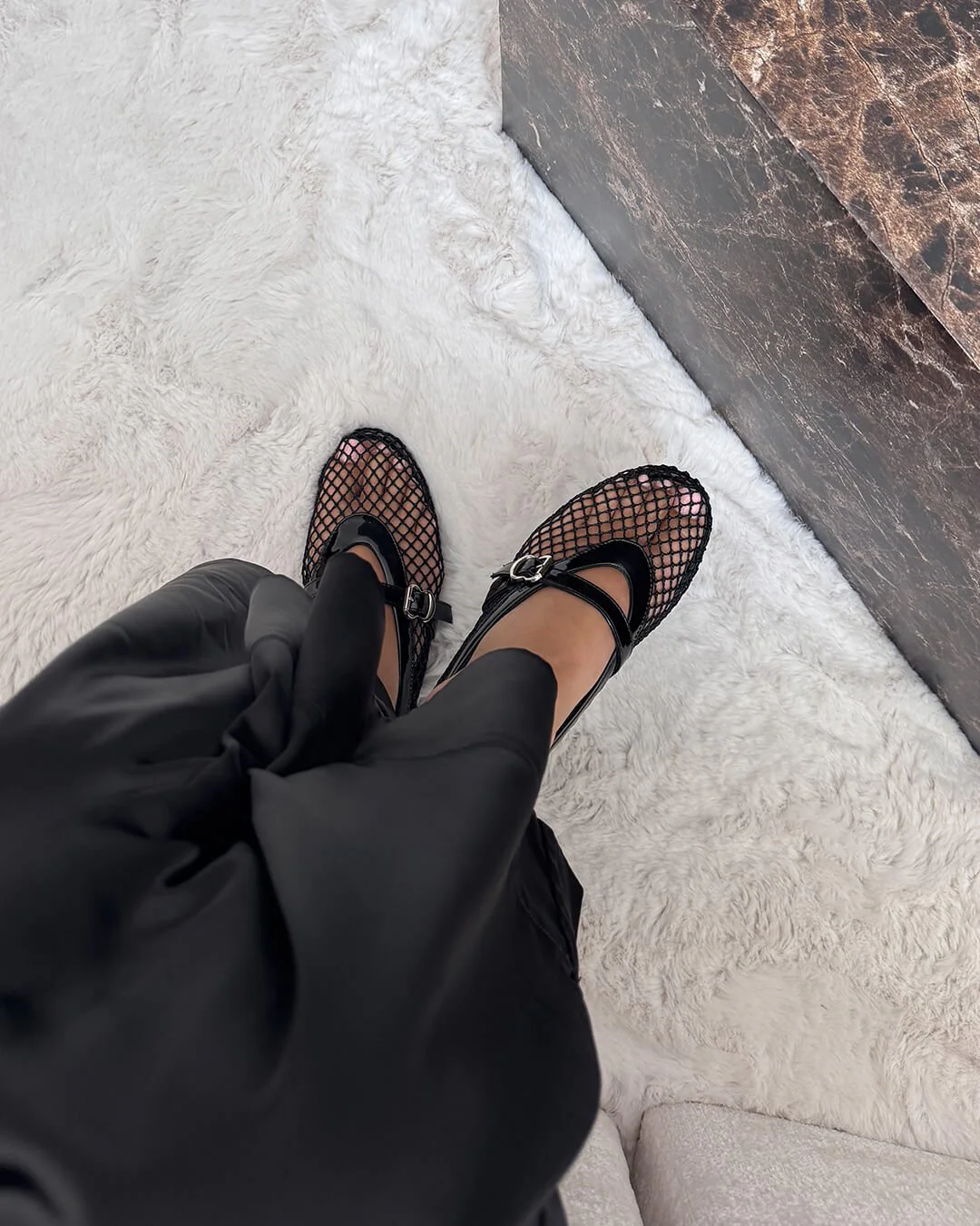 Rebecca Mesh Ballet Flats - Image 6