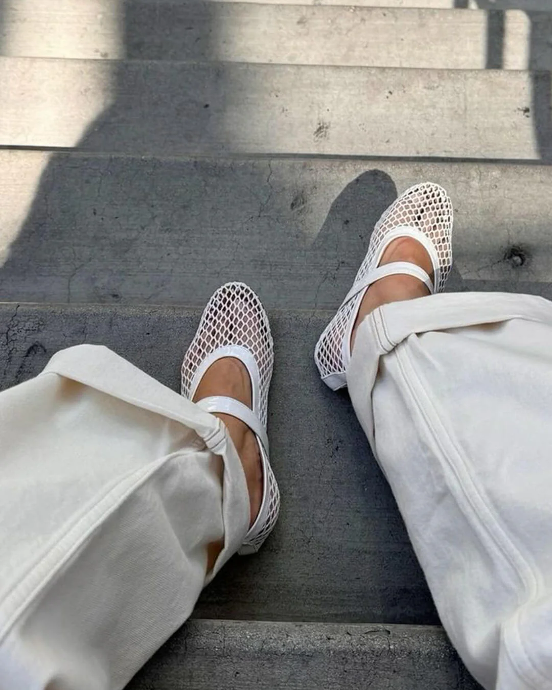 Rebecca Mesh Ballet Flats - Image 8