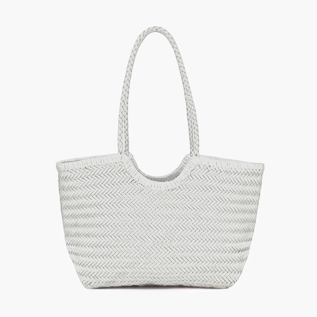Rica Woven Faux Leather Bag - Image 16
