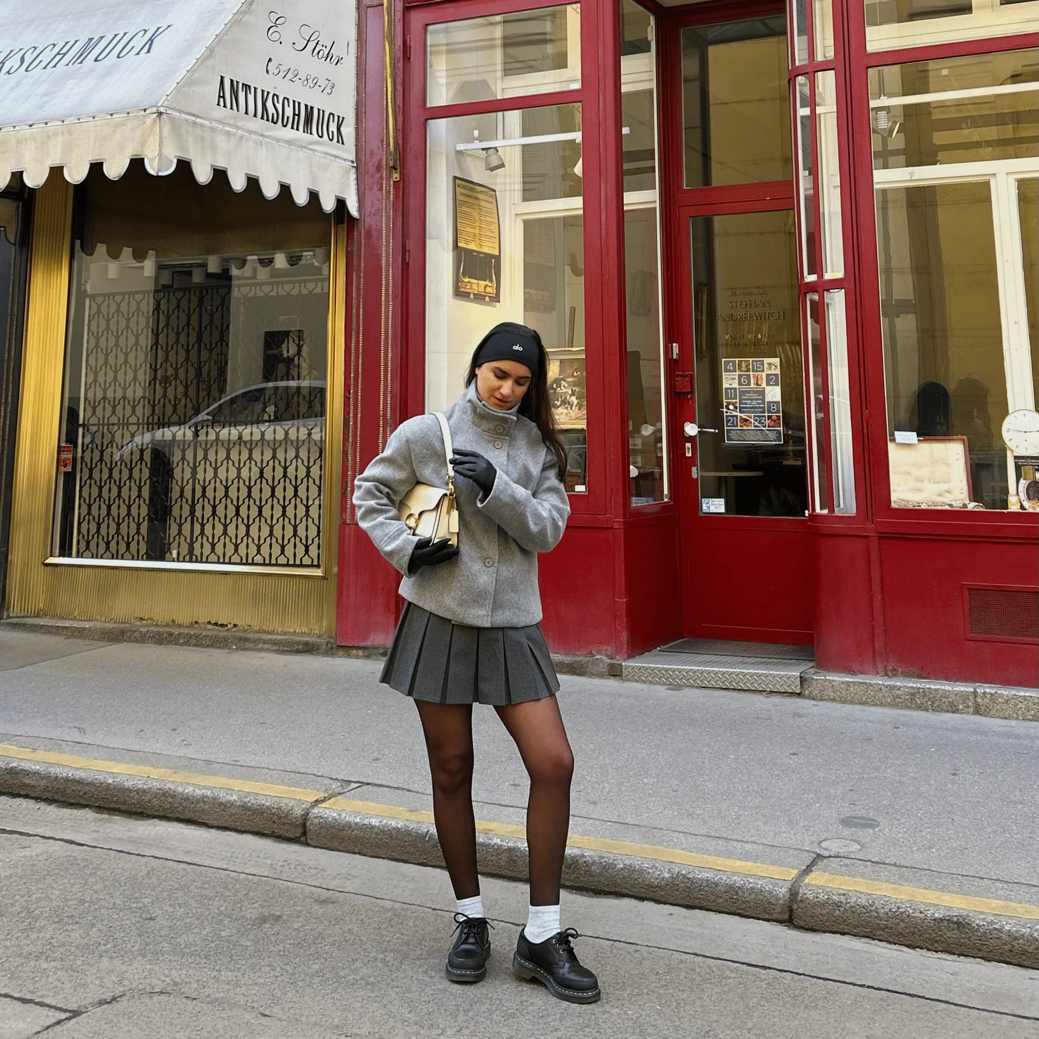 Rosalia Elegant Jacket with Stand Collar - Image 15