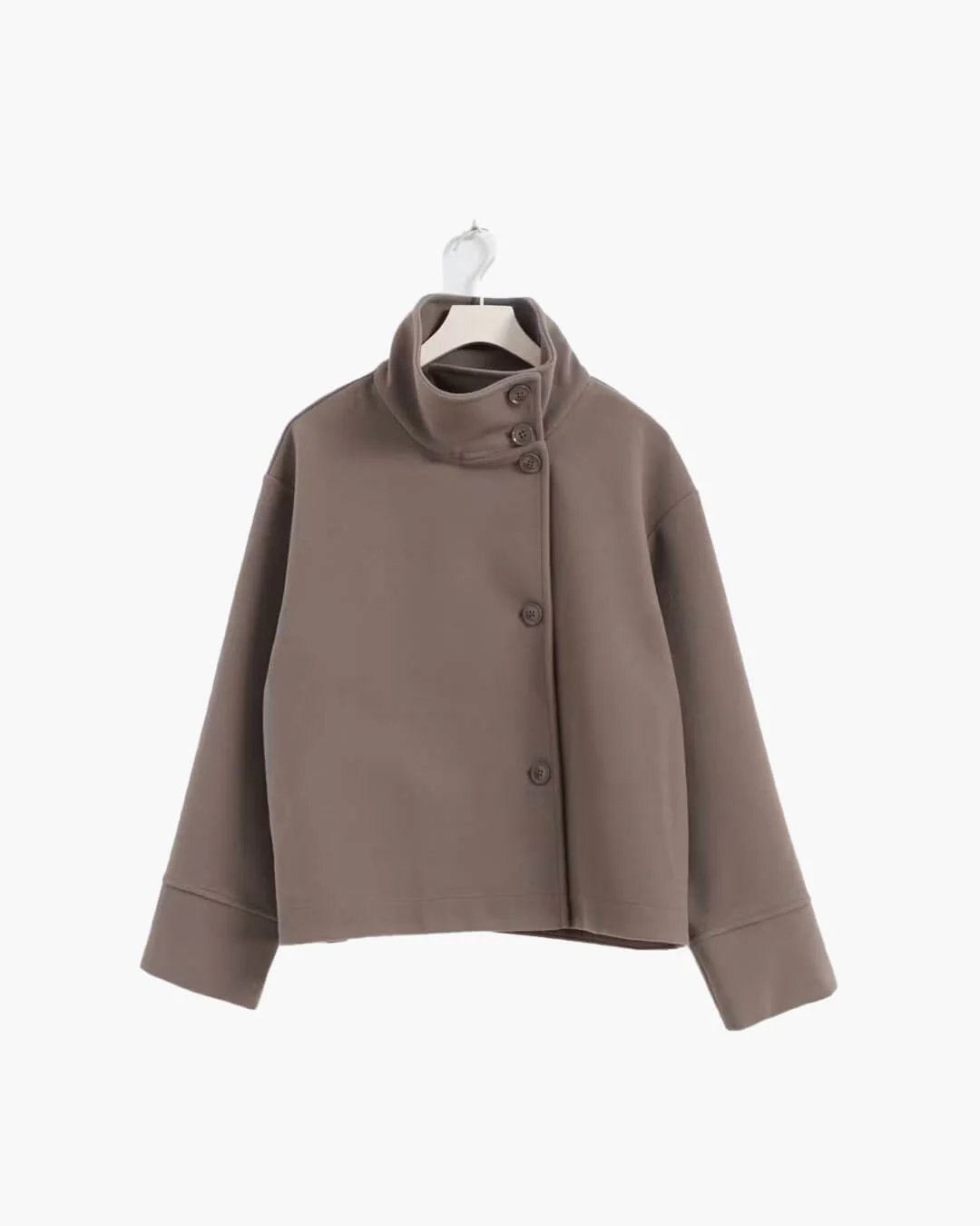 Rosalia Elegant Jacket with Stand Collar - Image 16