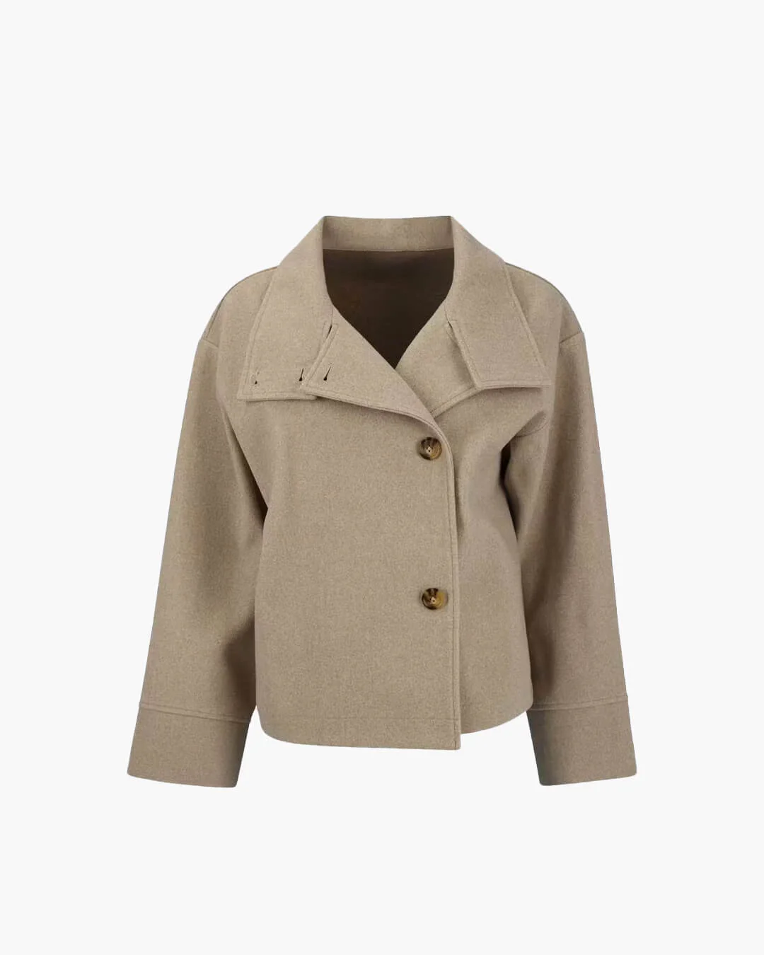 Rosalia Elegant Jacket with Stand Collar - Image 17