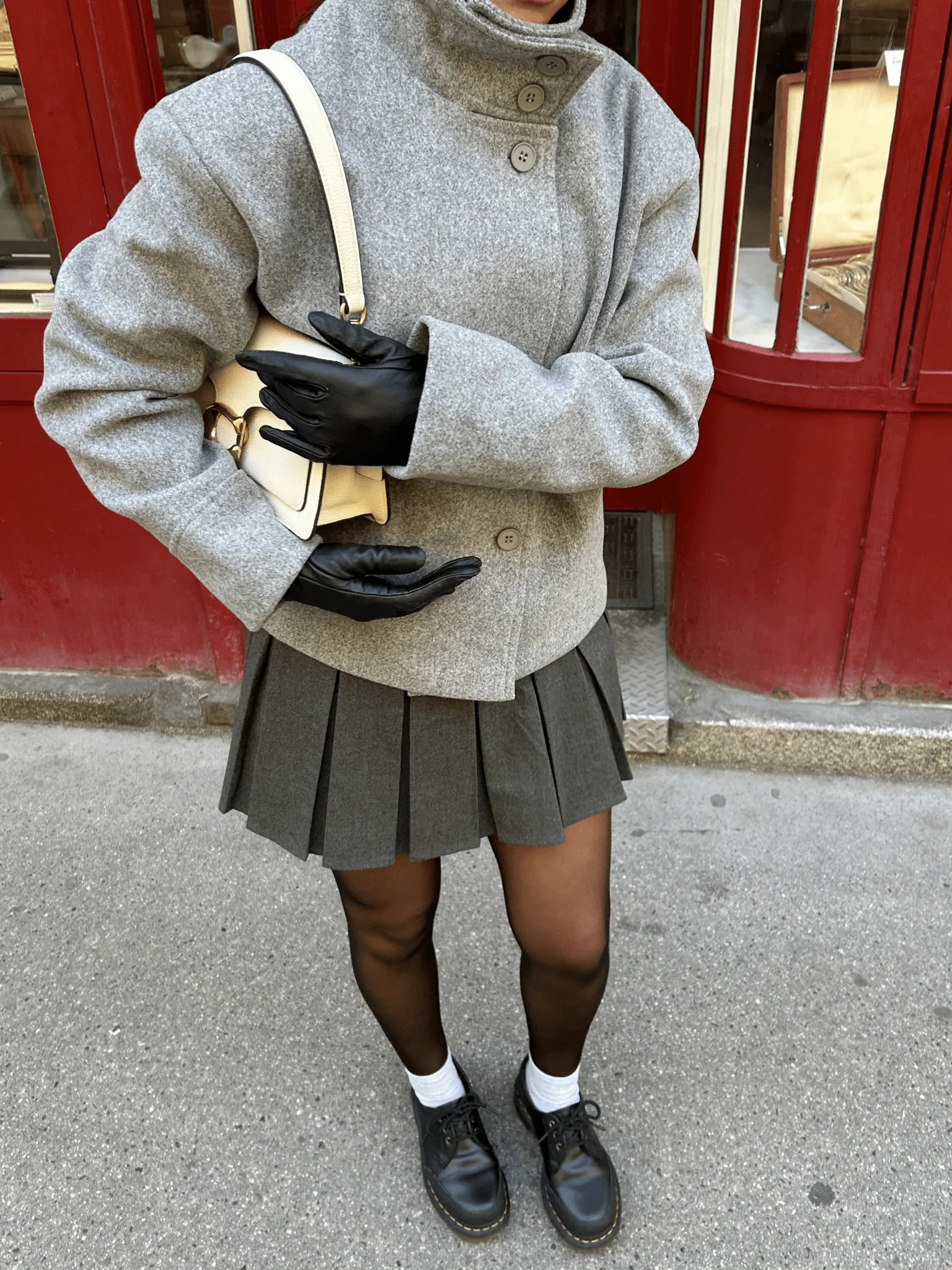 Rosalia Elegant Jacket with Stand Collar - Image 5