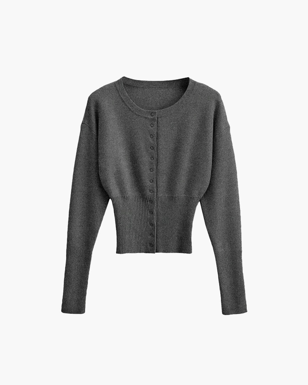 Shelly Snap Button Knit Cardigan - Image 12