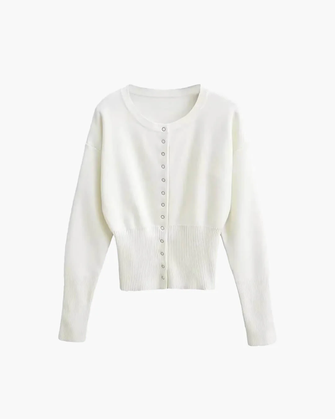 Shelly Snap Button Knit Cardigan - Image 13