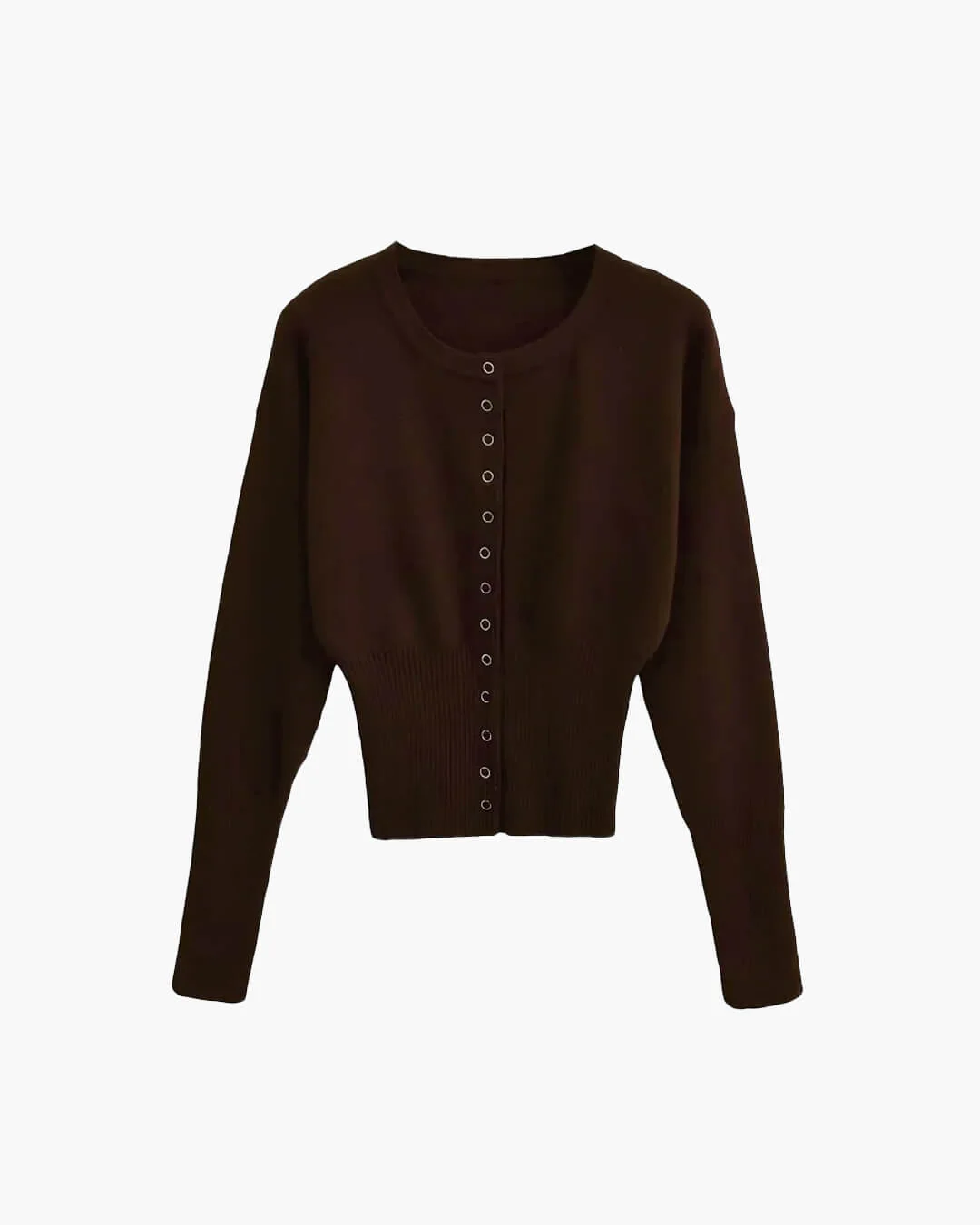 Shelly Snap Button Knit Cardigan - Image 14