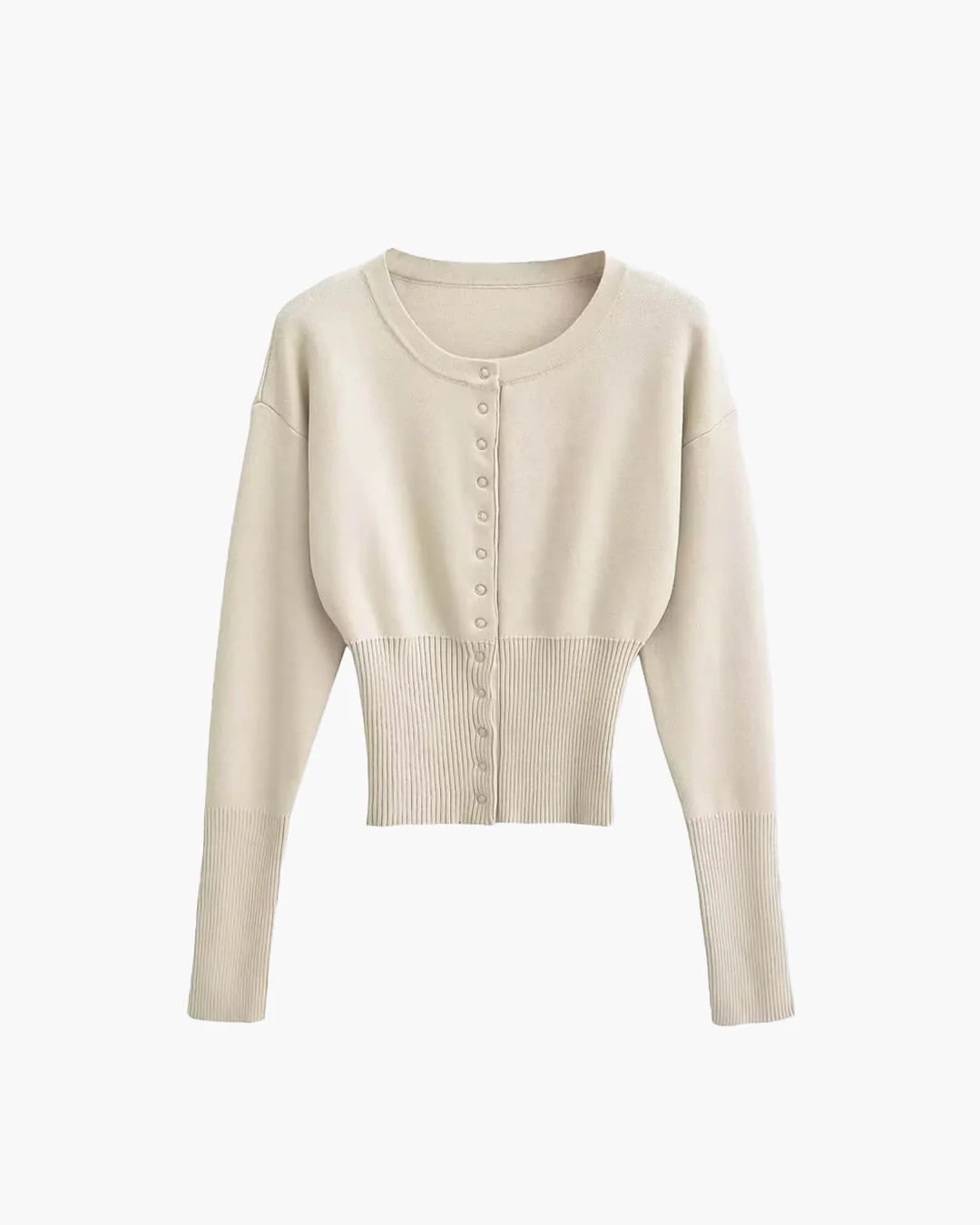 Shelly Snap Button Knit Cardigan - Image 3